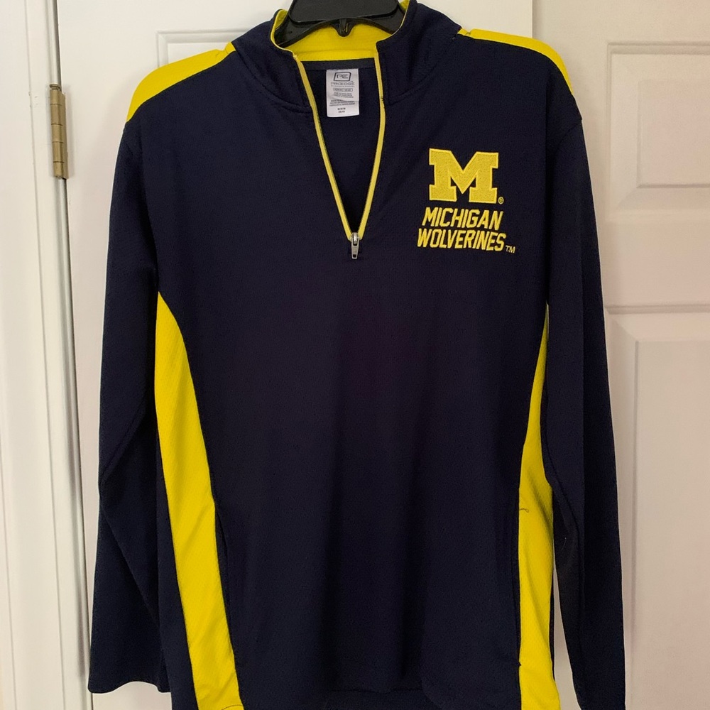university of michigan zip up pullover